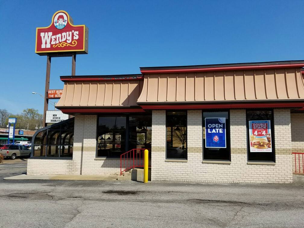 Wendys | restaurant | 1593 Union Ave, Memphis, TN 38104, USA | 9012744536 OR +1 901-274-4536