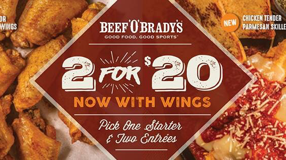 Beef O Bradys | restaurant | Palm Plaza, 1951 S McCall Rd #700, Englewood, FL 34223, USA | 9414738776 OR +1 941-473-8776