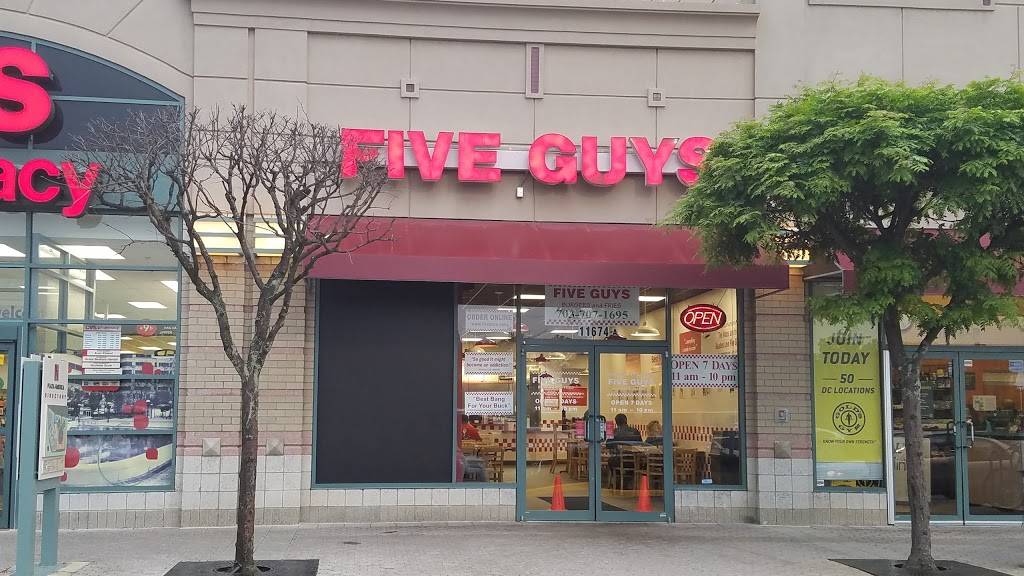 Five Guys | meal takeaway | 11674 Plaza America Dr, Reston, VA 20190, USA | 7037071695 OR +1 703-707-1695