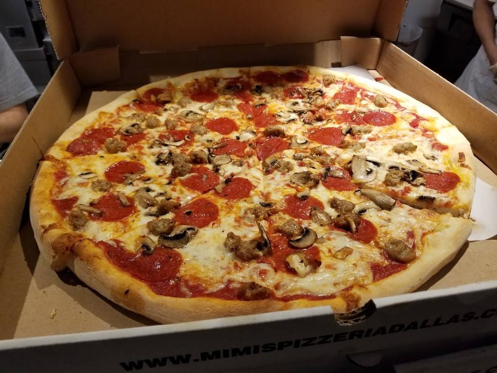 Mimis Pizzeria | restaurant | 6807 W Northwest Hwy, Dallas, TX 75225, USA | 9722157290 OR +1 972-215-7290