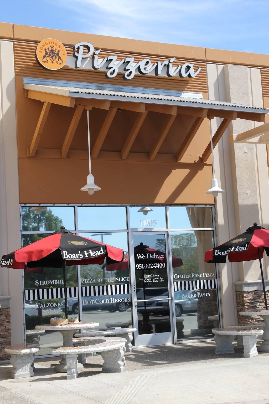 Bongiornos New York Pizzeria | restaurant | 32459 Temecula Pkwy, Temecula, CA 92592, USA | 9513027400 OR +1 951-302-7400