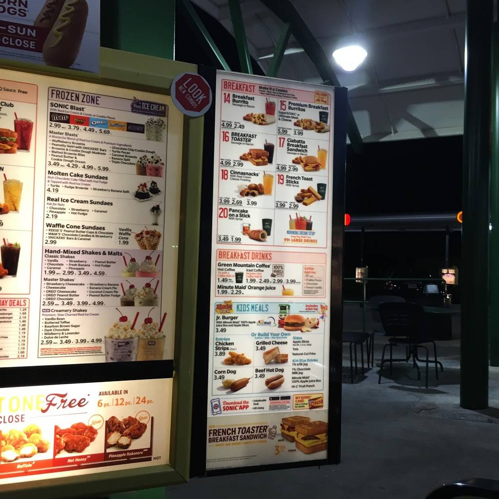 Sonic Drive-In | restaurant | 10414 Page Ave, Overland, MO 63132, USA | 3144281313 OR +1 314-428-1313