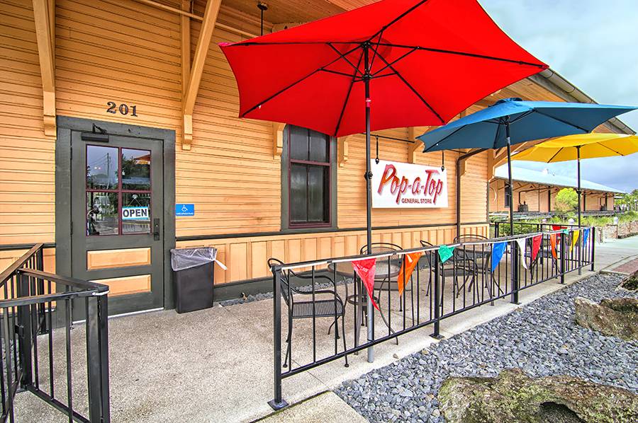 Pop-a-Top: General Store | restaurant | 201 SE Depot Ave, Gainesville, FL 32601, USA | 3527926685 OR +1 352-792-6685