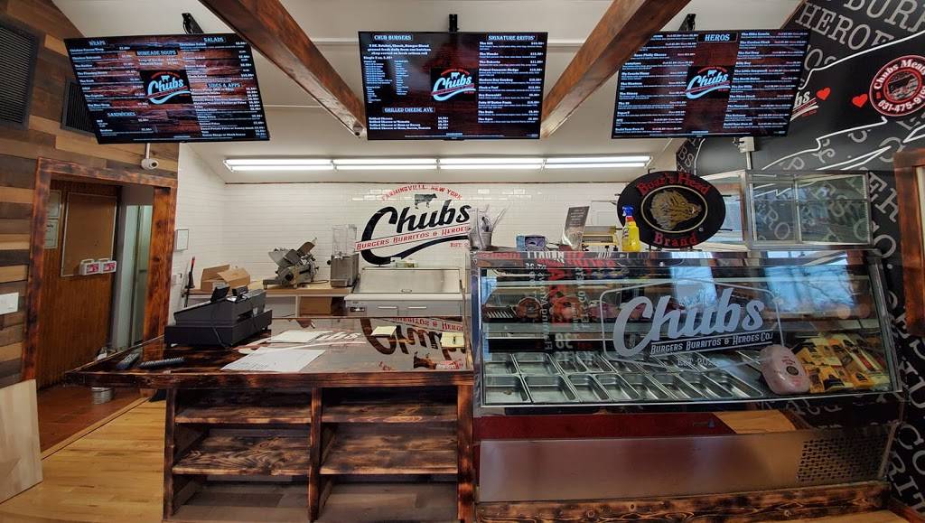 Chubs Burgers Burritos and Heroes | restaurant | 625 Horseblock Road, Farmingville, NY 11738, USA | 6318807999 OR +1 631-880-7999