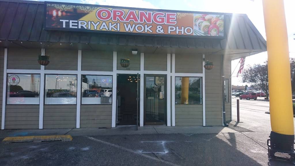 Orange Teriyaki Wok & Pho | restaurant | 2222 Riverside Dr #101, Mt Vernon, WA 98273, USA | 3608995564 OR +1 360-899-5564