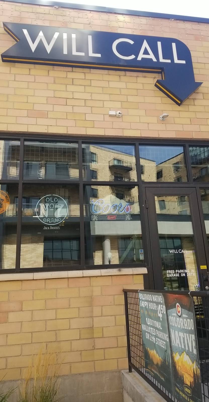 Will Call | restaurant | 3043 Brighton Blvd, Denver, CO 80216, USA | 7204846428 OR +1 720-484-6428