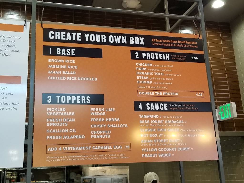 Asian Box | restaurant | 10250 Santa Monica Blvd, Los Angeles, CA 90067, USA | 3102039702 OR +1 310-203-9702