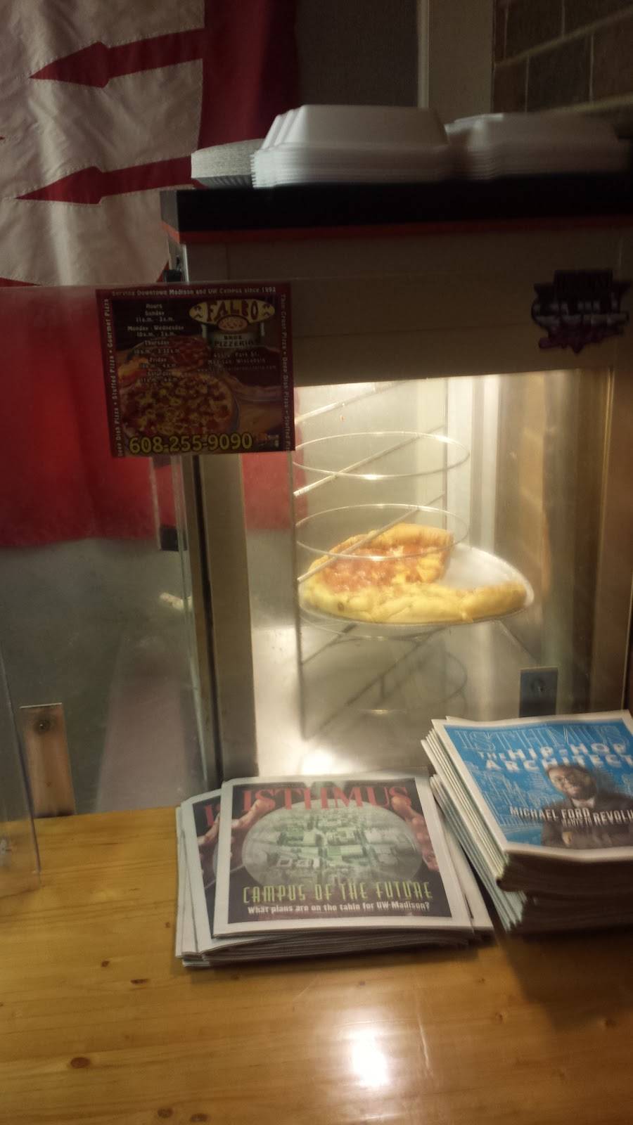 Falbo Bros. Pizza | restaurant | 1618, 406 S Park St, Madison, WI 53715, USA | 6082559090 OR +1 608-255-9090