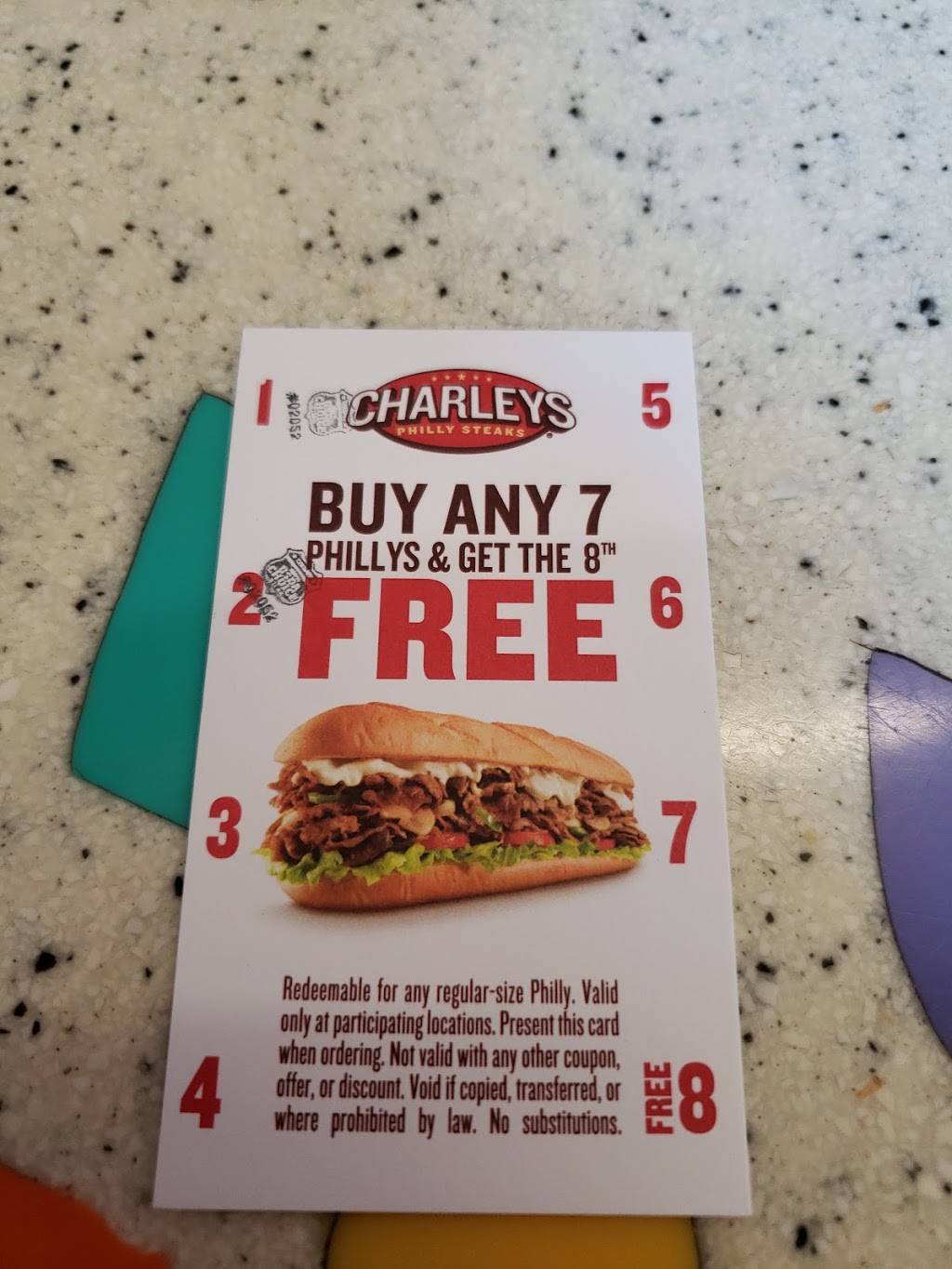 Charleys Philly Steaks | restaurant | 849 E Commerce St Ste 147, San Antonio, TX 78205, USA | 8322122911 OR +1 832-212-2911