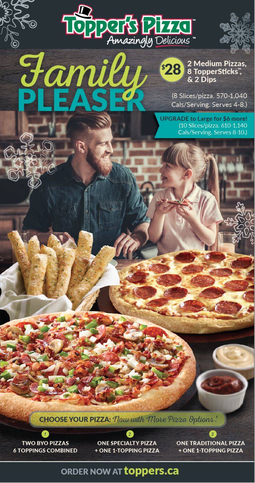 Toppers Pizza - Burlington Appleby Line | meal delivery | 2000 Appleby Line, Burlington, ON L7L 6M6, Canada | 8664546644 OR +1 866-454-6644