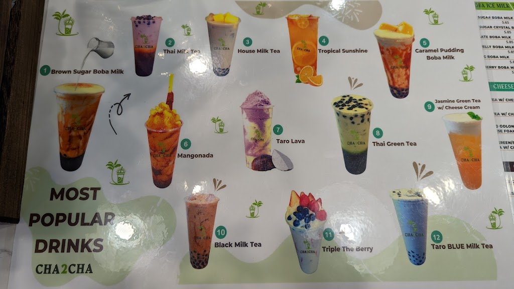 Cha2Cha | meal takeaway | 9840 Katella Ave, Anaheim, CA 92804, USA | 7149470128 OR +1 714-947-0128