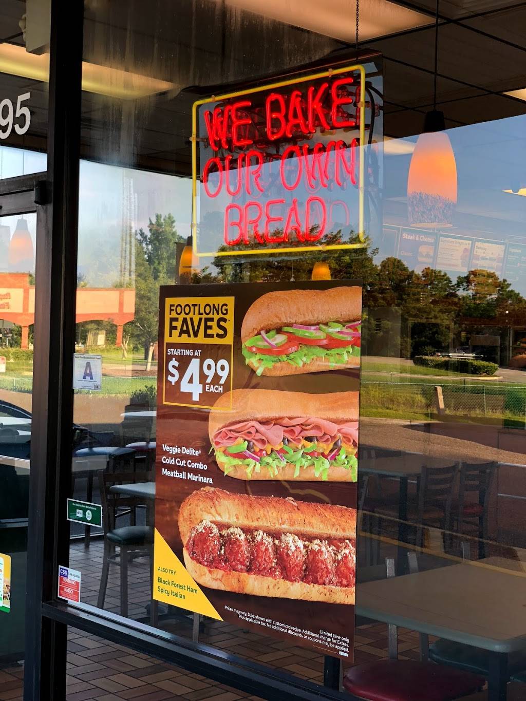 Subway | restaurant | 2695 Beaver Run Blvd, Surfside Beach, SC 29575, USA | 8432150075 OR +1 843-215-0075