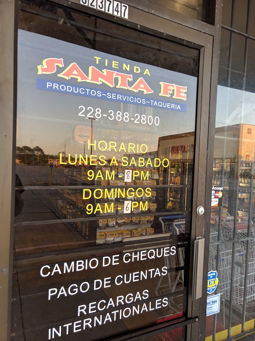 Tienda Santa Fe | restaurant | 288 Eisenhower Dr, Biloxi, MS 39531, USA | 2283882809 OR +1 228-388-2809