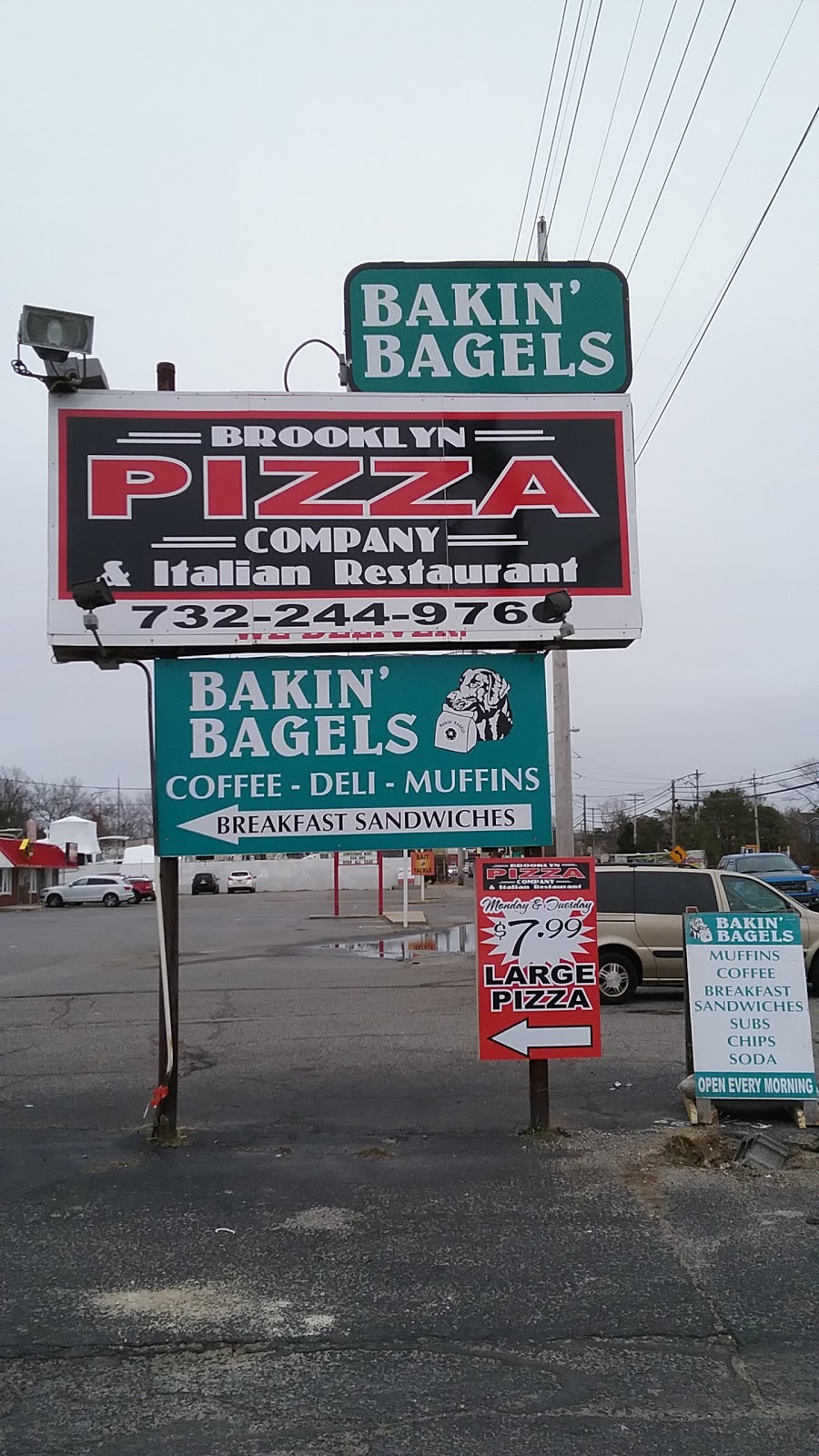 Brooklyn Pizza Company | restaurant | 312 Atlantic City Blvd, Toms River, NJ 08757, USA | 7322449766 OR +1 732-244-9766