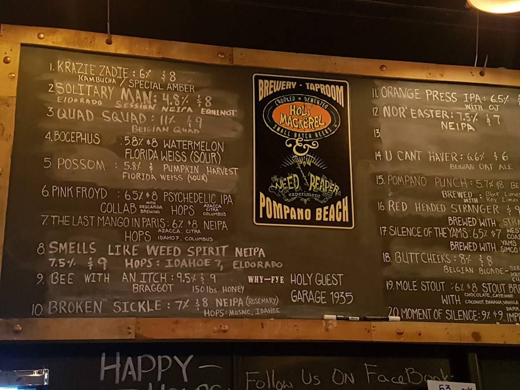 The Weed Reaper Experiment Brewery & Taproom | meal takeaway | 3260 NW 23rd Ave #400e, Pompano Beach, FL 33069, USA | 9549331960 OR +1 954-933-1960