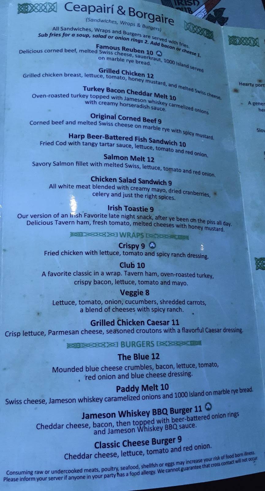 McArthurs Irish Pub | restaurant | 9246 4th St N, St. Petersburg, FL 33702, USA | 7279147474 OR +1 727-914-7474