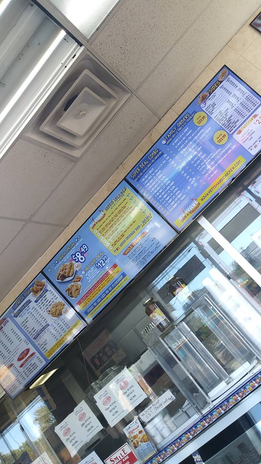 Nu Wave Fish & Chicken | restaurant | 14541 W McNichols Rd, Detroit, MI 48235, USA | 3138358000 OR +1 313-835-8000