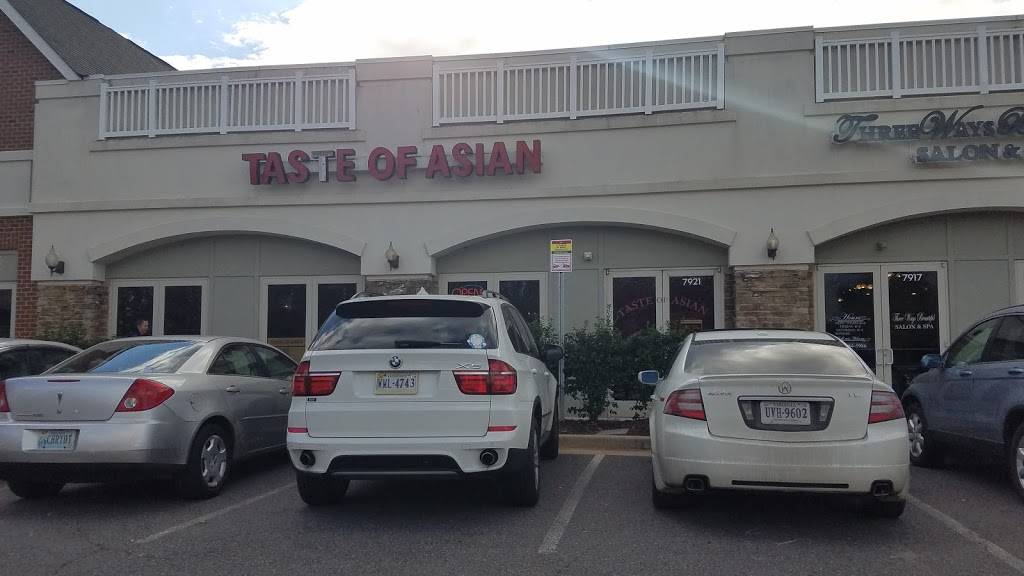 Taste of Asian | restaurant | 7921 Heritage Village Plaza, Gainesville, VA 20155, USA | 5712486851 OR +1 571-248-6851