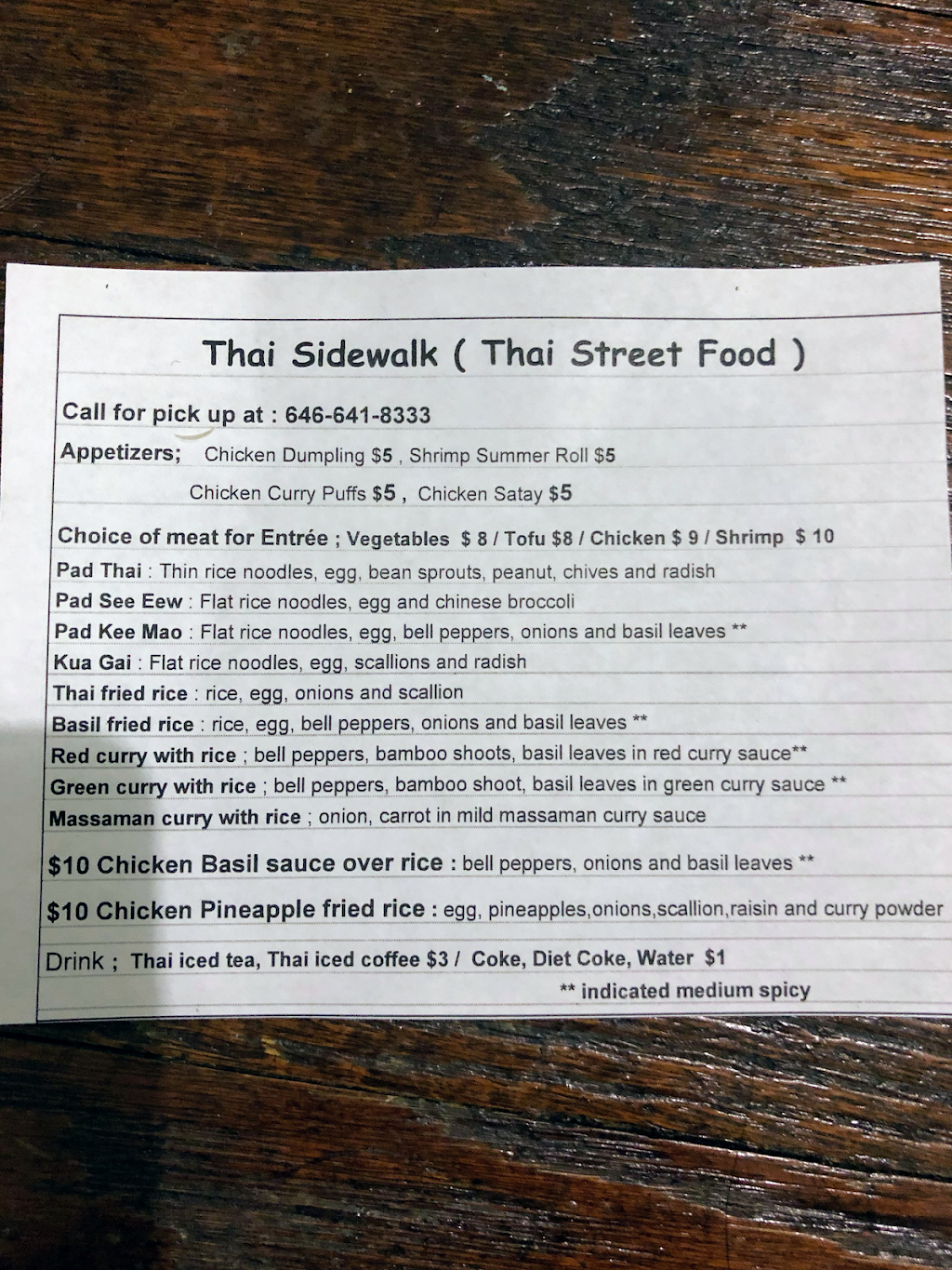 Thai sidewalk | restaurant | Jay st and, Front St, Brooklyn, NY 11201, USA | 6466418333 OR +1 646-641-8333