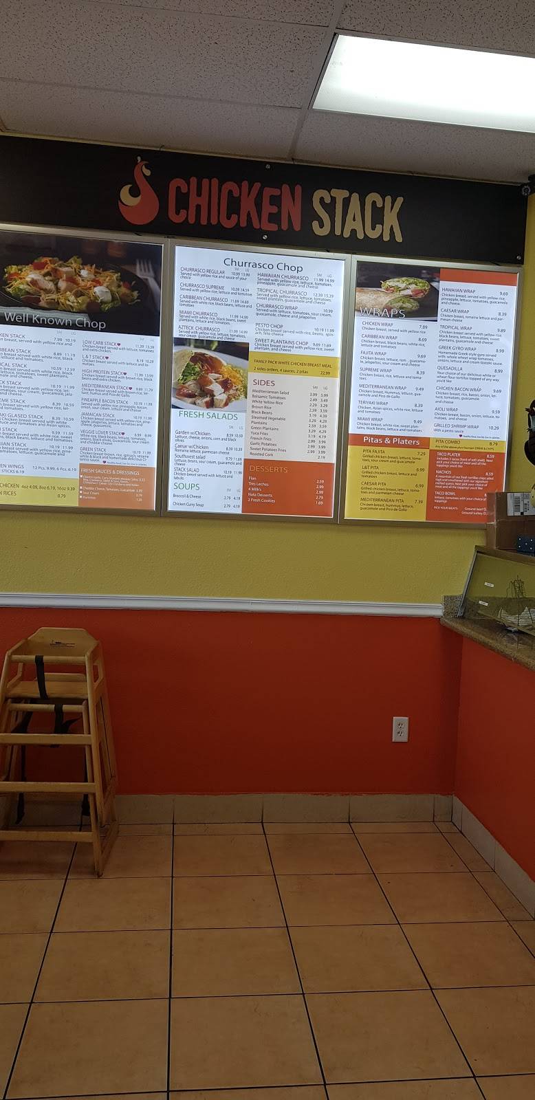 Chicken Stack | restaurant | 16776 N Kendall Dr, Miami, FL 33196, USA | 3057529929 OR +1 305-752-9929