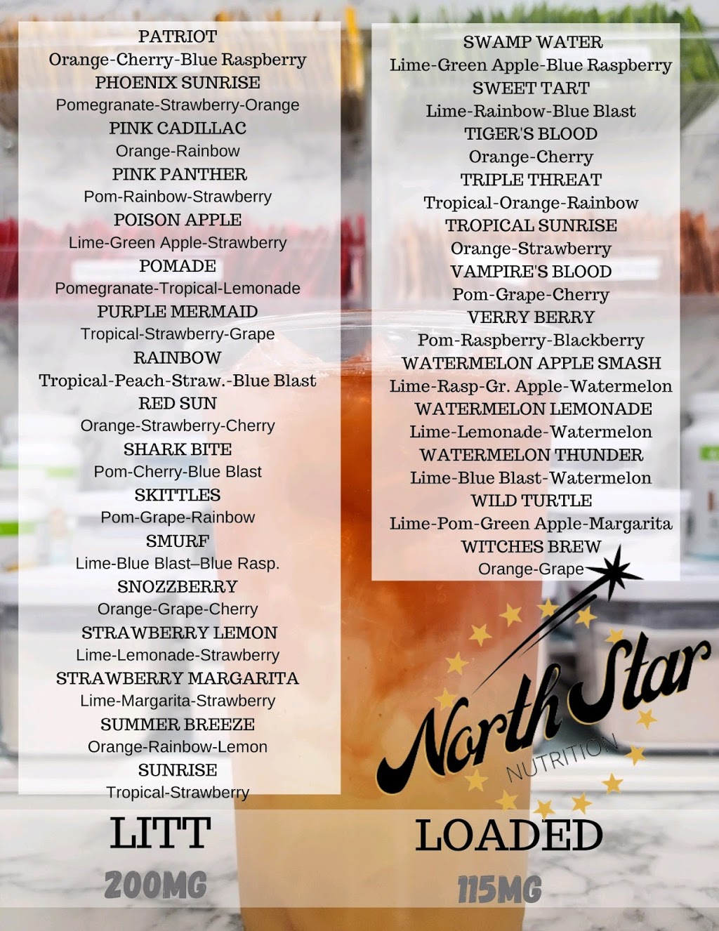 North Star Nutrition | restaurant | 628 S Main St, North Syracuse, NY 13212, USA | 3152996967 OR +1 315-299-6967