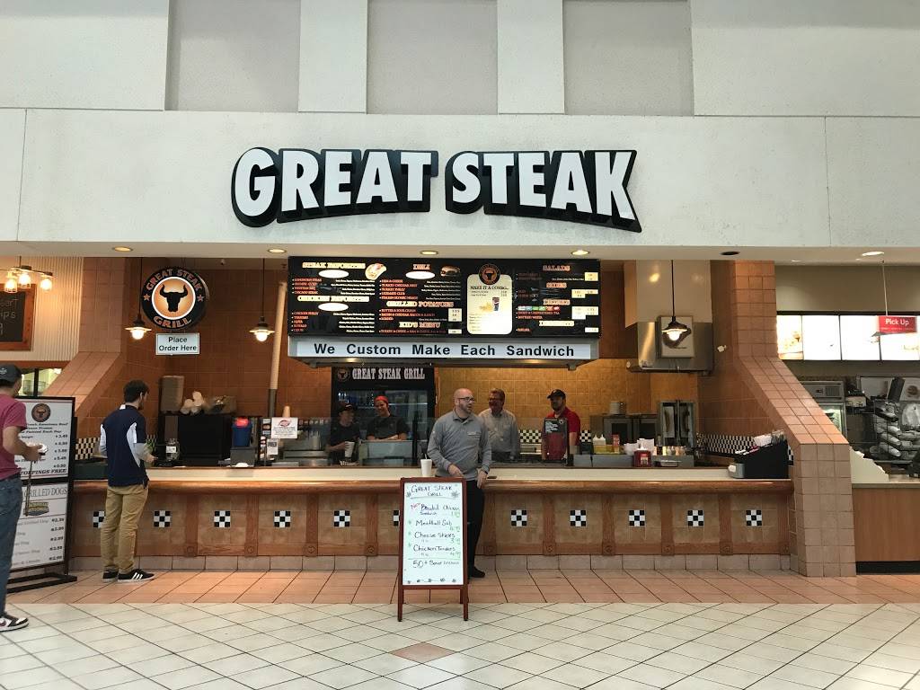 Great Steak Grill | meal takeaway | Grand Central Mall, Vienna, WV 26105, USA | 3044288889 OR +1 304-428-8889