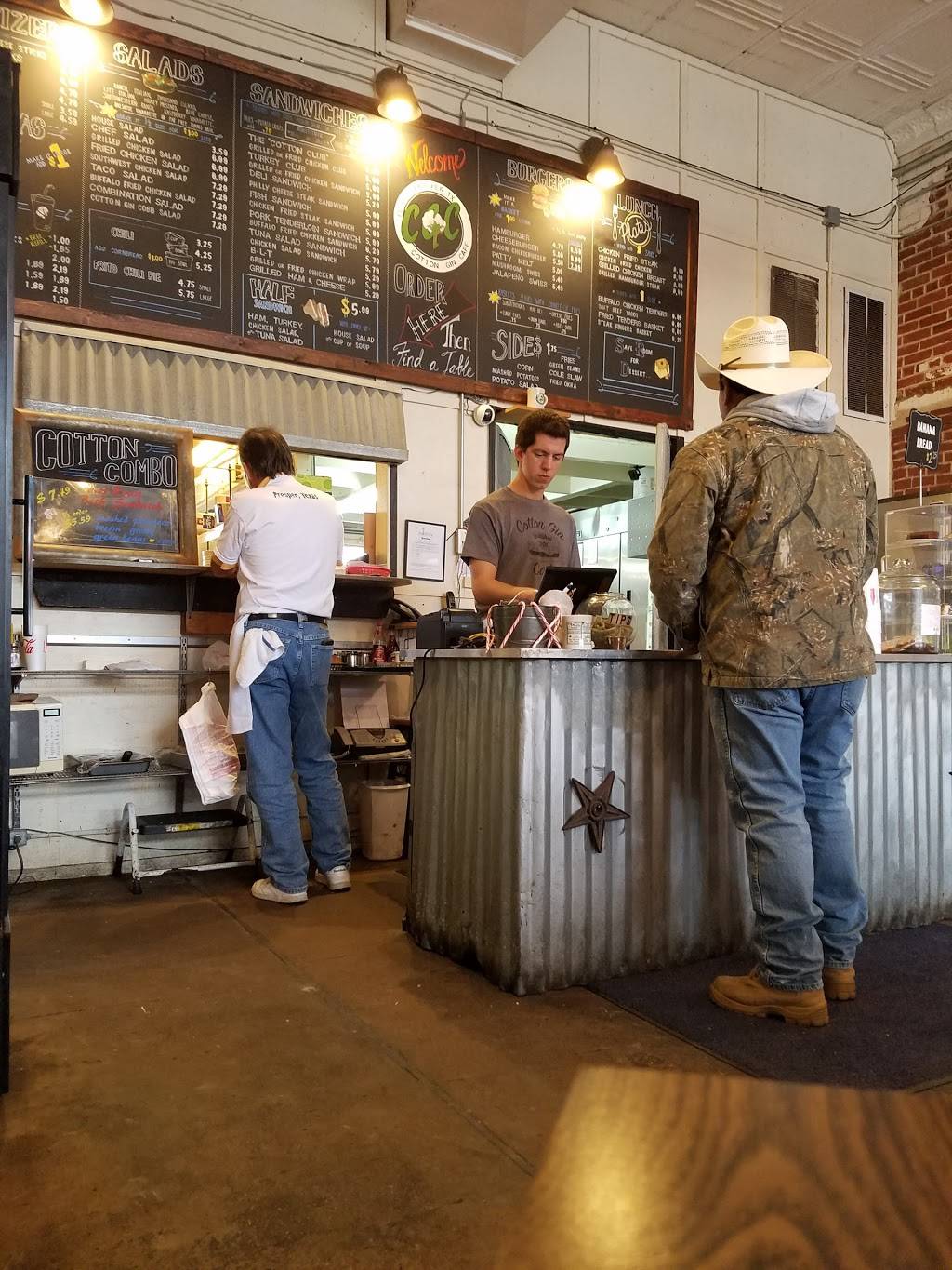 Cotton Gin Cafe | restaurant | 204 W Broadway St, Prosper, TX 75078, USA | 9723473202 OR +1 972-347-3202