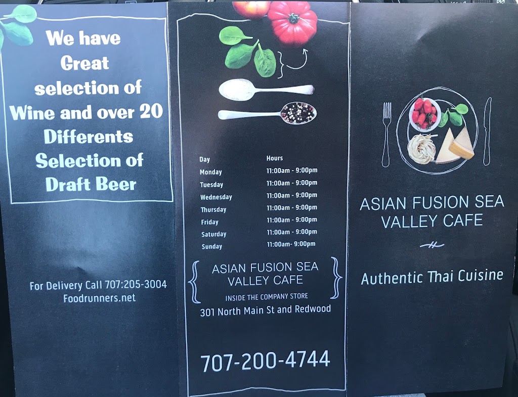 Asian Fusian Thai and Laos Cuisine | restaurant | Union Lumber Company Store, 301 N Main St, Fort Bragg, CA 95437, USA | 7072004744 OR +1 707-200-4744