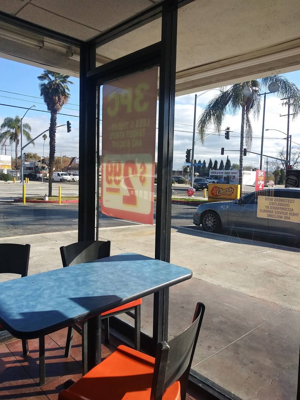 Churchs Chicken | restaurant | 1105 W Mission Blvd, Pomona, CA 91766, USA | 9096224477 OR +1 909-622-4477