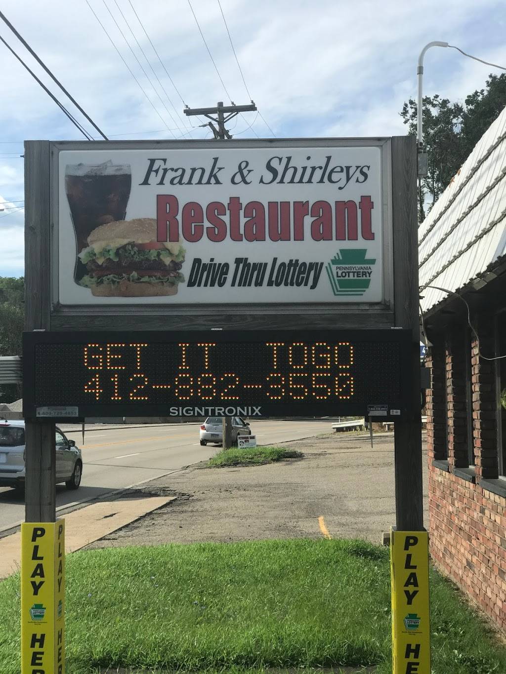 Frank & Shirleys Restaurant | restaurant | 2209 Saw Mill Run Blvd, Pittsburgh, PA 15210, USA | 4128823550 OR +1 412-882-3550