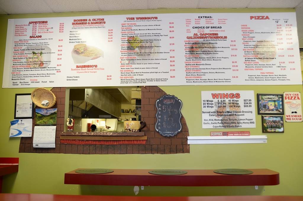 Wise Guys Pizza Cafe | restaurant | 1523 Chaffee Rd S, Jacksonville, FL 32221, USA | 9047839569 OR +1 904-783-9569