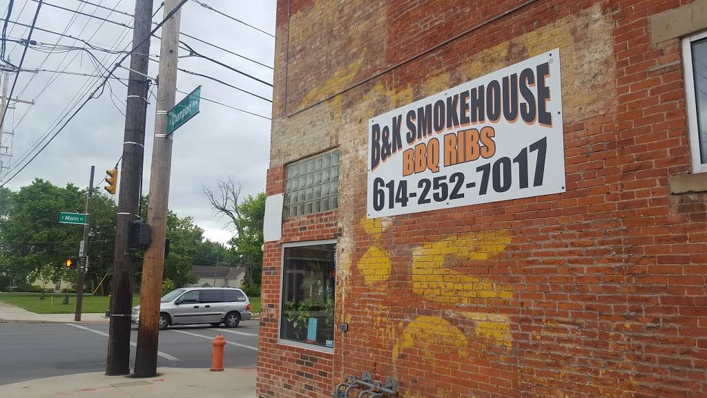 B & K Smoke House | restaurant | 1114 E Main St, Columbus, OH 43205, USA | 6142527017 OR +1 614-252-7017