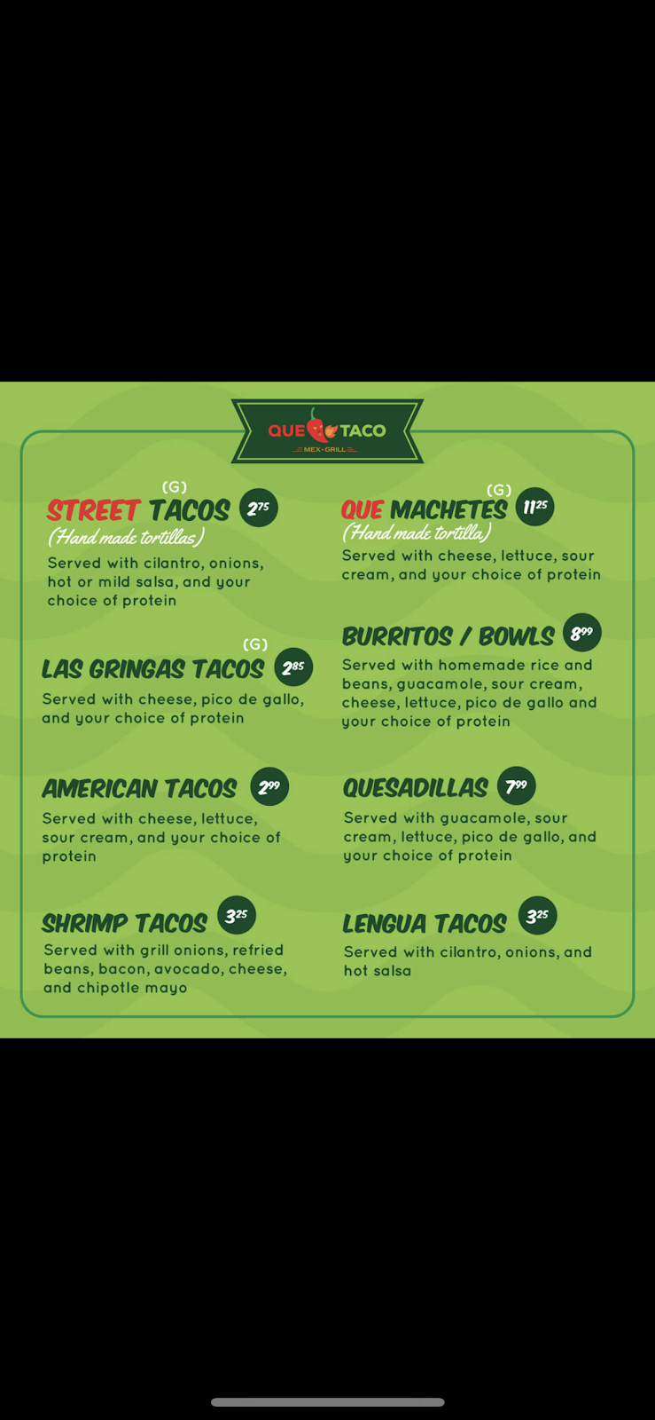 Que Taco new hope | restaurant | 7117 N 42nd Ave, New Hope, MN 55427, USA | 7633301006 OR +1 763-330-1006