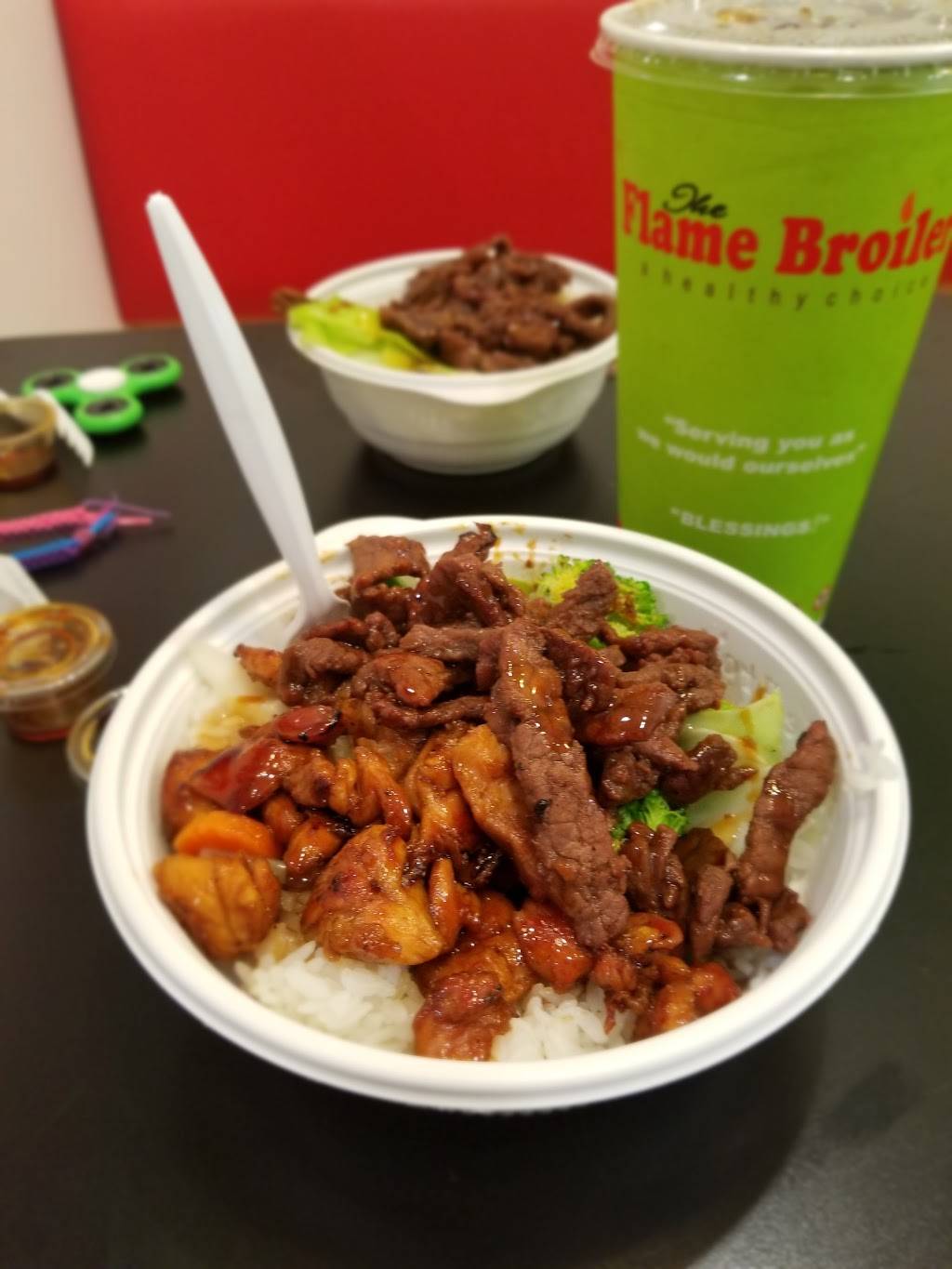The Flame Broiler | restaurant | 4701 White Ln D, Bakersfield, CA 93309, USA | 6618310080 OR +1 661-831-0080