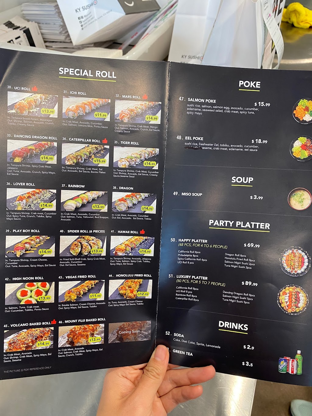 KY Sushi | cafe | 4527 Campus Dr, Irvine, CA 92612, USA | 9493333951 OR +1 949-333-3951