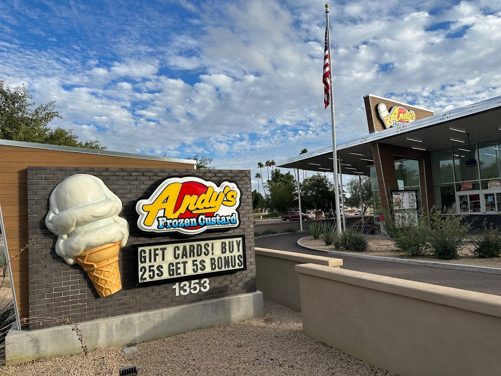 Andys Frozen Custard | restaurant | 1353 E McKellips Rd, Mesa, AZ 85203, USA | 4806997455 OR +1 480-699-7455