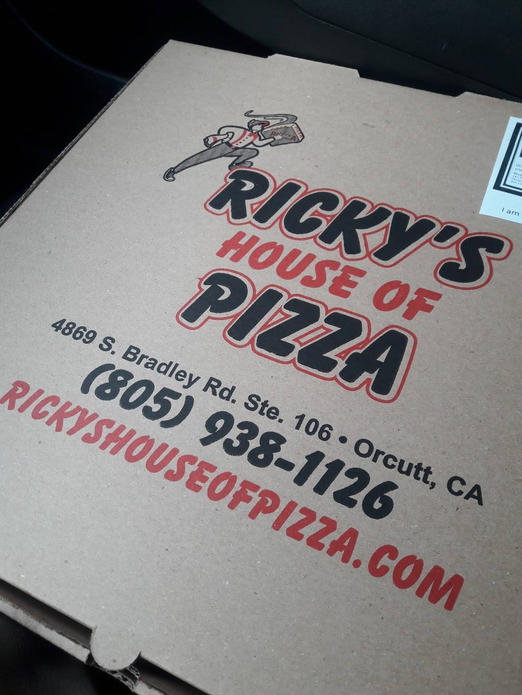 Rickys House of Pizza | meal delivery | 4869 S Bradley Rd # 106, Santa Maria, CA 93455, USA | 8059381126 OR +1 805-938-1126
