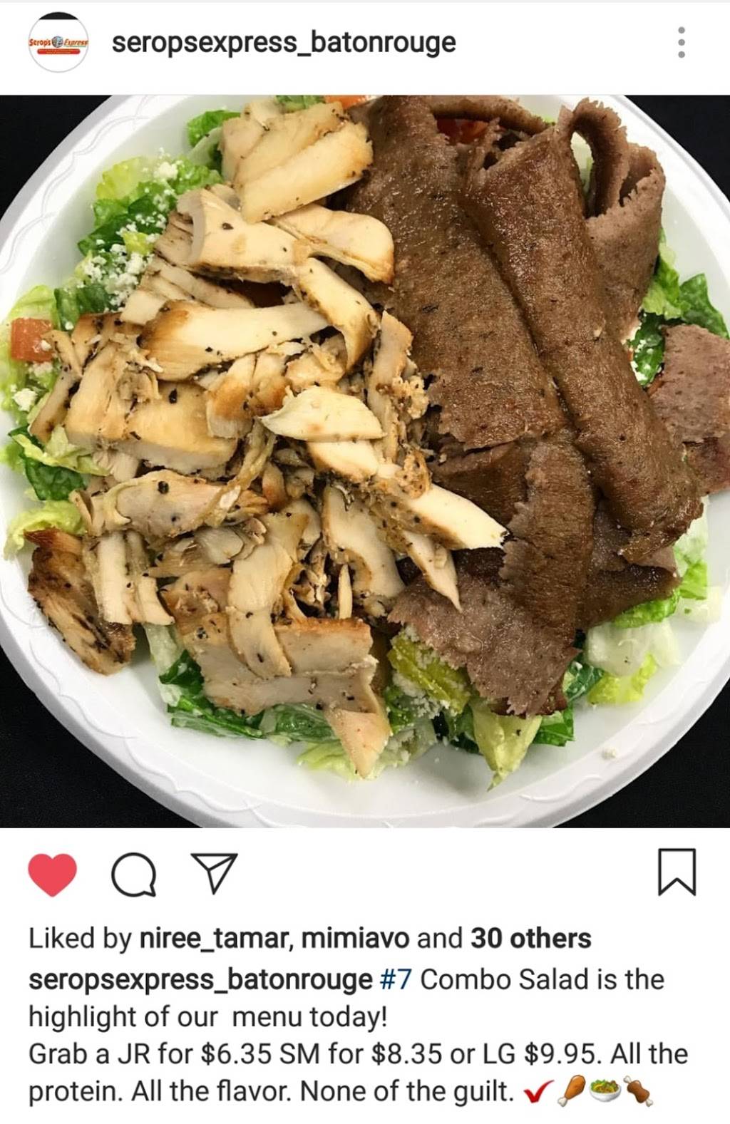 Serops Express Main St - Downtown | restaurant | 535 Main St, Baton Rouge, LA 70801, USA | 2253381211 OR +1 225-338-1211