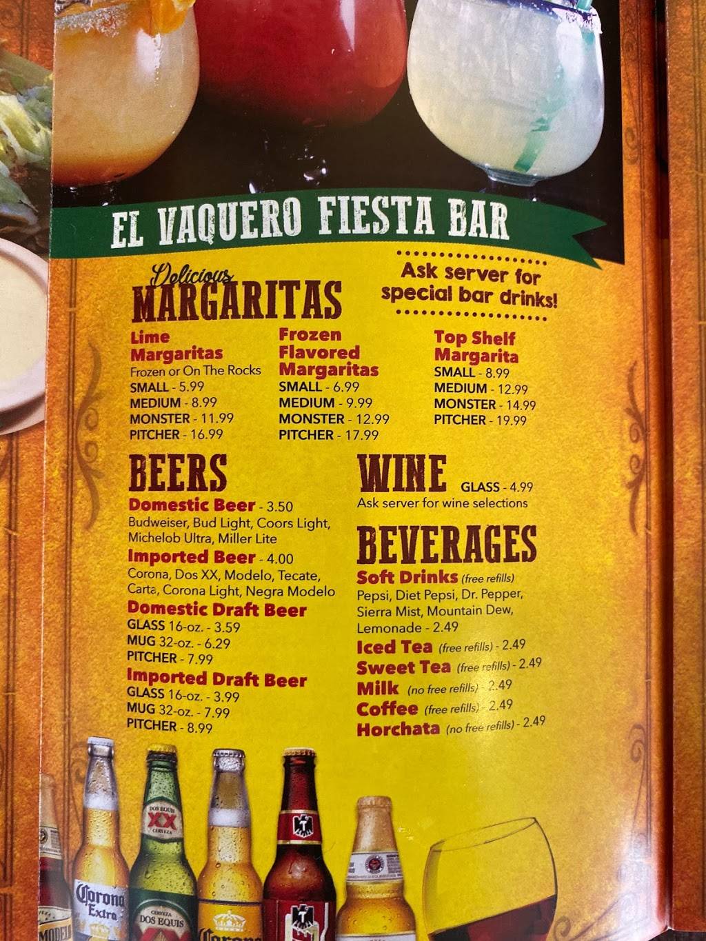 El Vaquero Mexican Restaurant | restaurant | 3113 Smith Valley Rd, Greenwood, IN 46142, USA | 3178830379 OR +1 317-883-0379