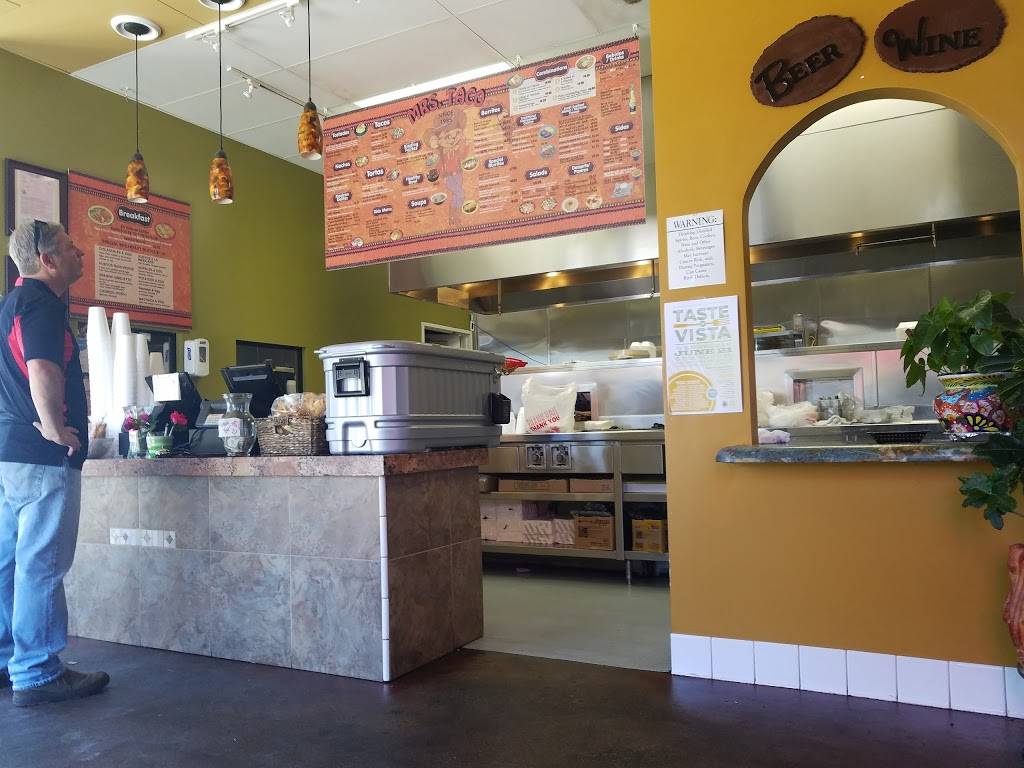 Mrs. Taco | restaurant | 1385 E Vista Way, Vista, CA 92084, USA | 7606304225 OR +1 760-630-4225