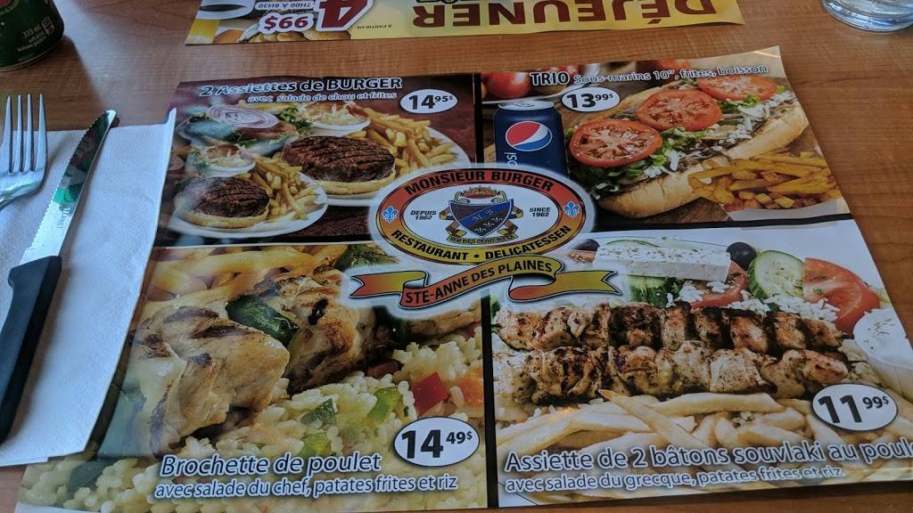 Deli Burger | restaurant | 505 Boulevard Ste Anne, Sainte-Anne-des-Plaines, QC J0N 1H0, Canada | 4504786868 OR +1 450-478-6868