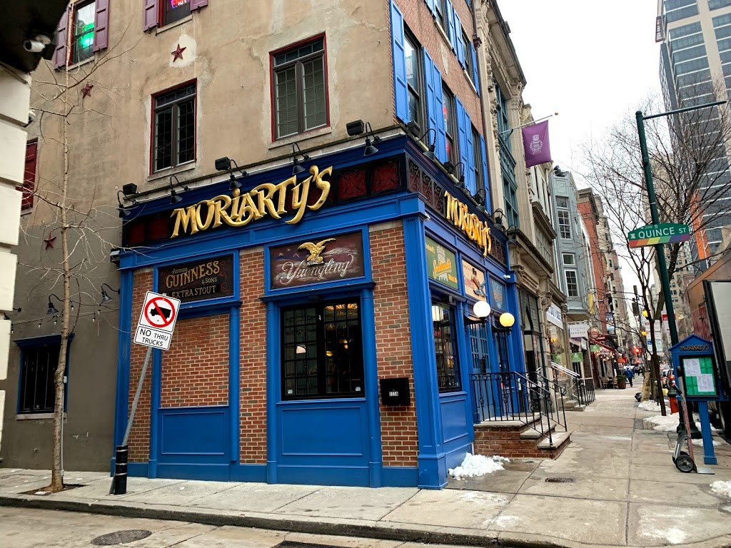 Moriartys Restaurant | restaurant | 1116 Walnut St, Philadelphia, PA 19107, USA | 2156277676 OR +1 215-627-7676