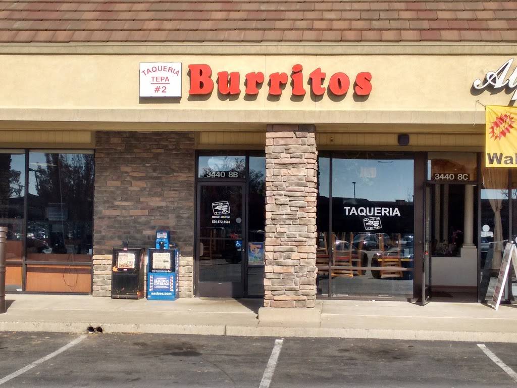 Taqueria Tepa Burritos | restaurant | 3440 Palmer Dr, Cameron Park, CA 95682, USA | 5306721549 OR +1 530-672-1549