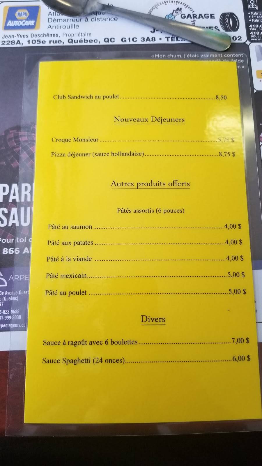 Resto Des Chenes | restaurant | 141 Rue des Chênes O, Québec, QC G1L 1K6, Canada | 4186228863 OR +1 418-622-8863