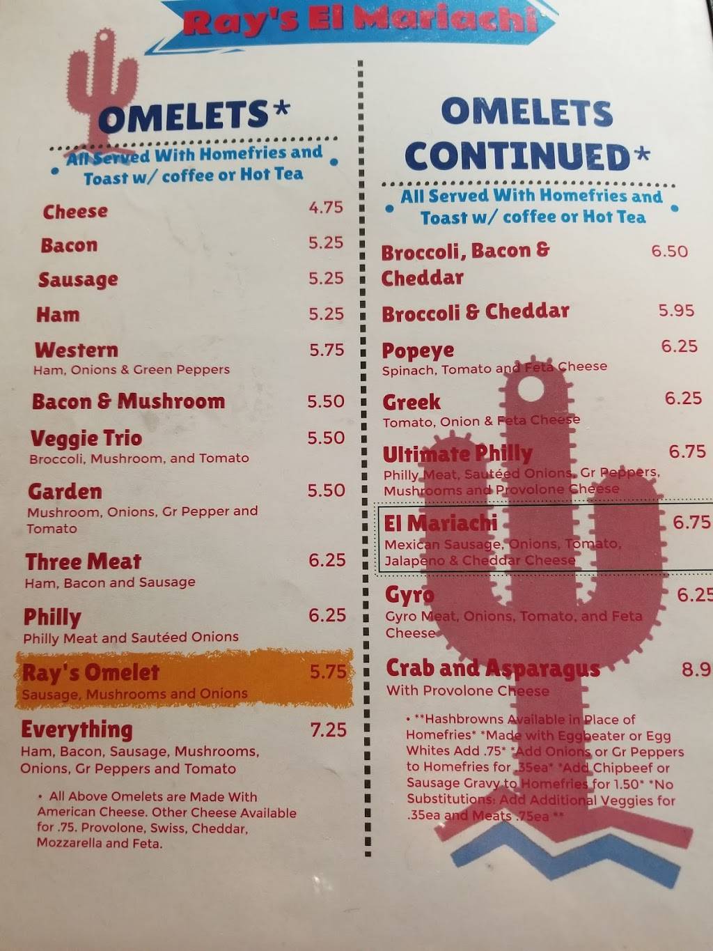 Rays El Mariachi Restaurant | restaurant | 7488 Carlisle St, York Springs, PA 17372, USA | 7174161008 OR +1 717-416-1008