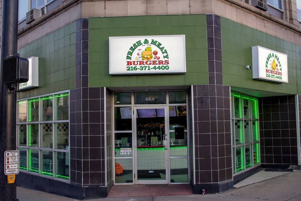 Fresh & Meaty Burgers | restaurant | 13187 Cedar Rd, Cleveland Heights, OH 44118, USA | 2163714400 OR +1 216-371-4400