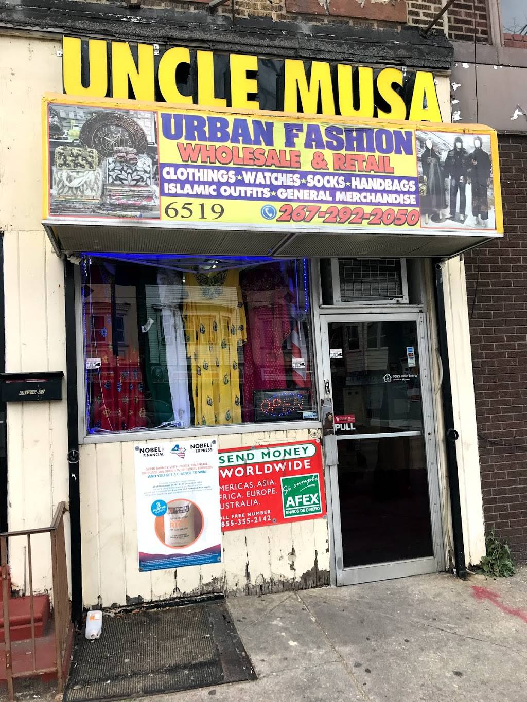 Uncle musa urban fashion | restaurant | 6519 Woodland Ave, Philadelphia, PA 19142, USA | 2672922050 OR +1 267-292-2050