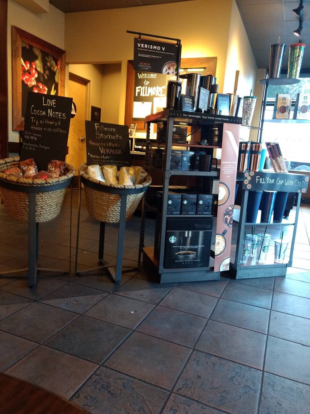 Starbucks | cafe | 650 Ventura St, Fillmore, CA 93015, USA | 8055244150 OR +1 805-524-4150