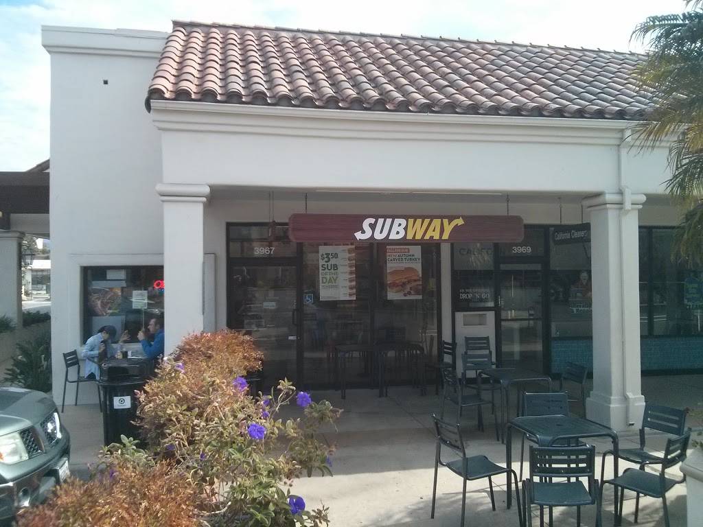 Subway | restaurant | Five Points Shopping Center 3967 State Street Space 4, Santa Barbara, CA 93105, USA | 8056838580 OR +1 805-683-8580