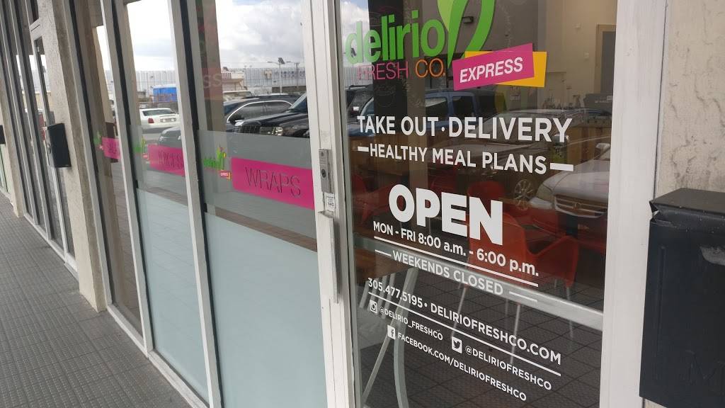 Delirio Fresh Co Express | restaurant | 7299 NW 36th St, Miami, FL 33166, USA | 3054775195 OR +1 305-477-5195